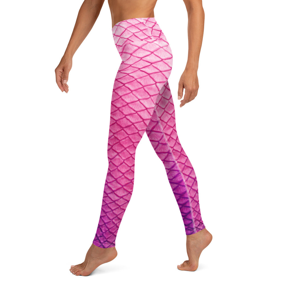Colorful Mermaid Leggings, Gradient Tale, Yoga Leggings, Printed Workout  Leggings, Capri Leggings, Yoga Shorts, High Waist Yoga Pants - Etsy
