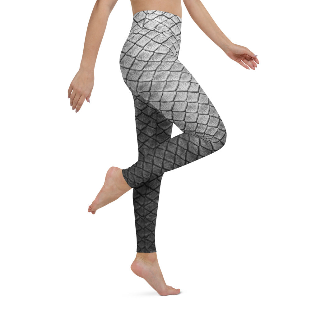 Starcrossed Silver High Waisted Leggings