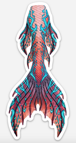 The Lionfish Signature Tail Sticker