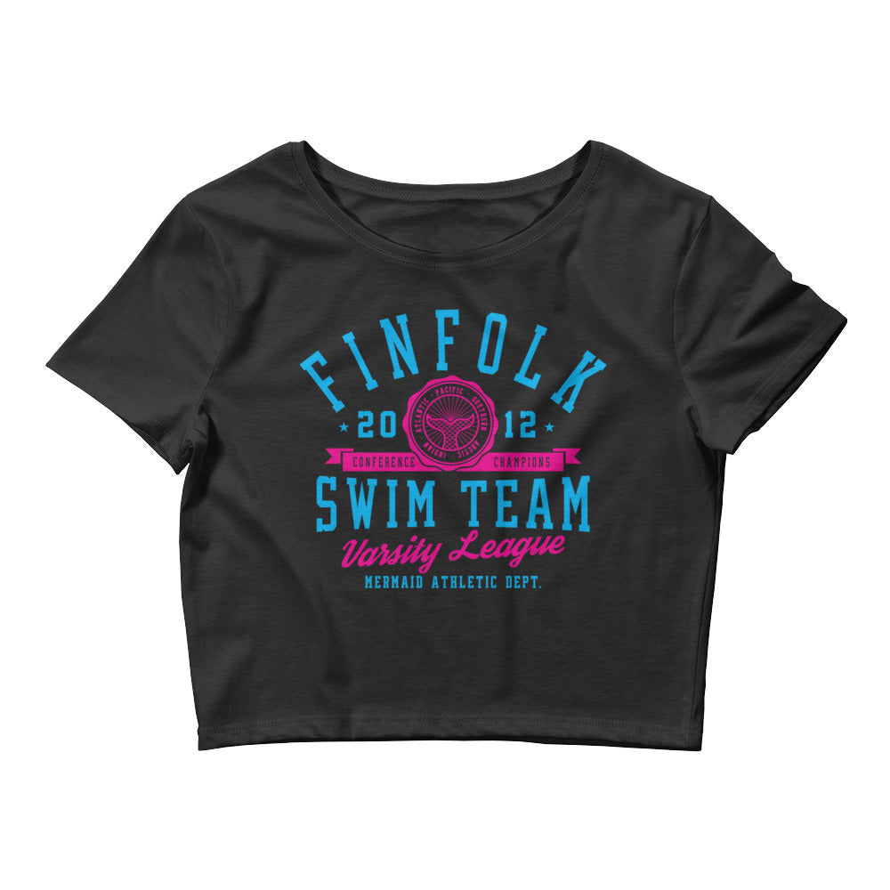 Finfolk Swim Team Crop Tee
