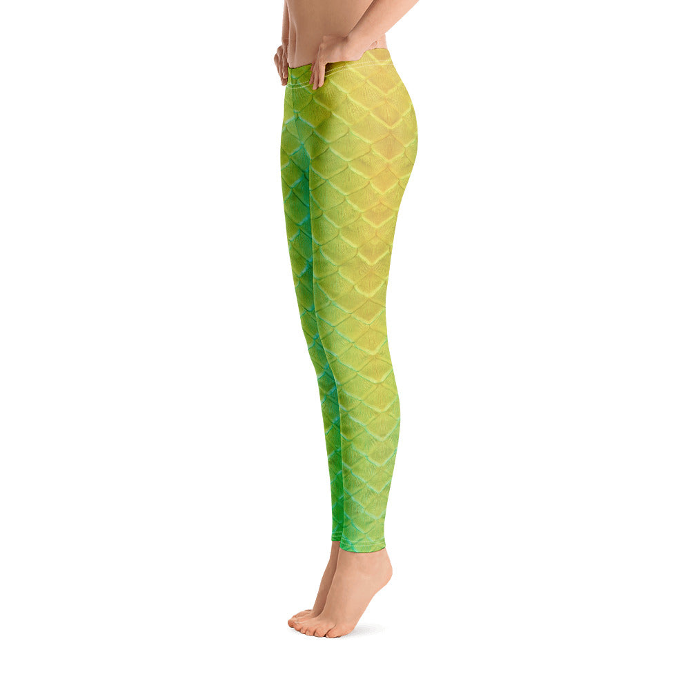 Making Waves Lucy Purple Mermaid Print Cute Leggings - Kids - Pineapple  Clothing