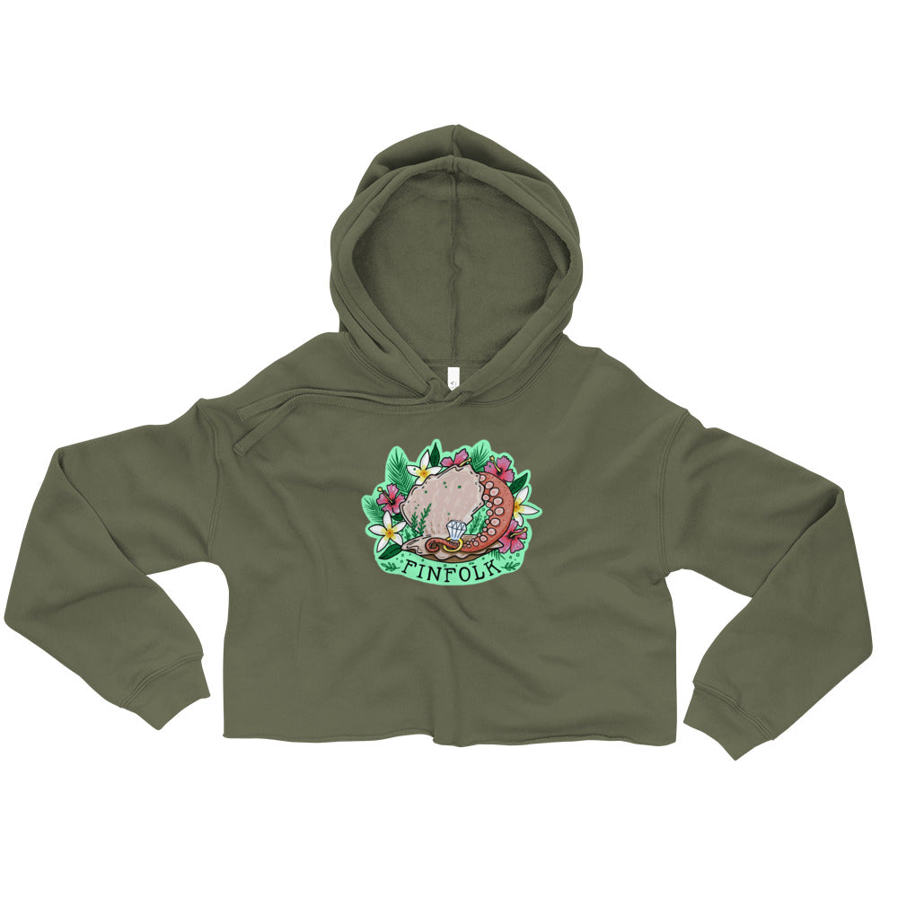 Sucker for You Crop Hoodie