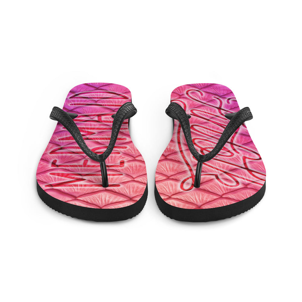 Finfolk Mermaid Fin-Flops: Plumeria