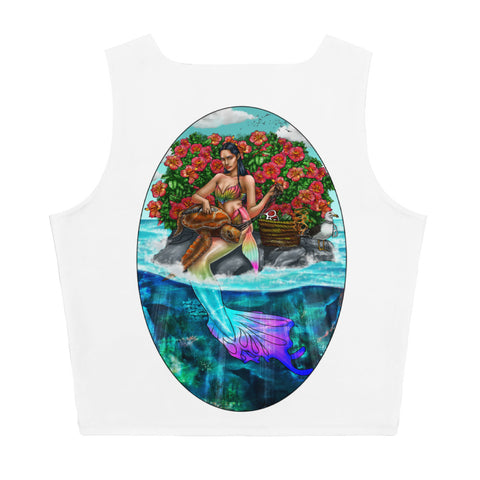 Mermaid Bride Crop Tank