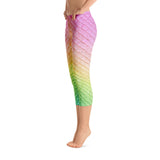 Rainbow Fairytail Capri Leggings