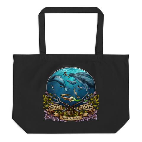 Shark Friends Large Tote