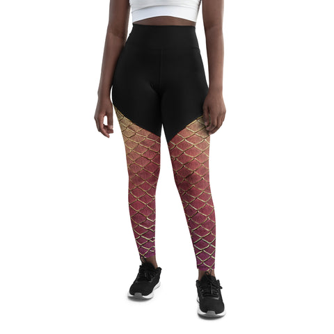 Humphead Wrasse Sports Leggings