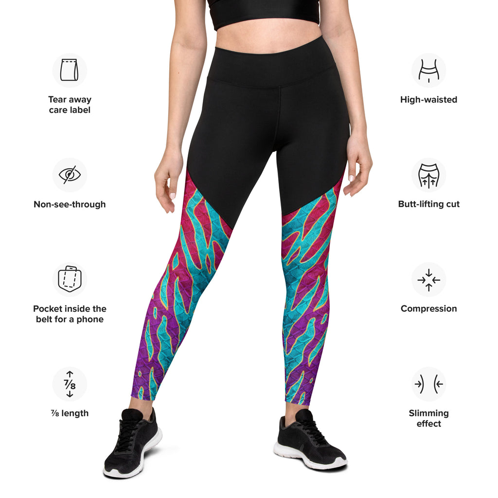 Cut Out Front Solid Leggings
