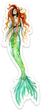 Emerald Mermaid Sticker